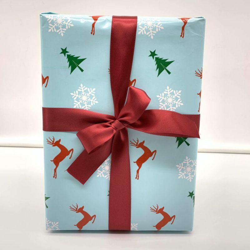 Hot Wholesale Promotion Luxury Baby Gift Wrapping Paper Roll Christmas