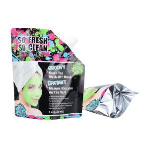 Cosmetics Packaging Plastic Bag for Facial Mask Skin Care Bag Ziplock Daily Necessary Mylar Flat Bottom Bag Mask Cosmetic Packaging Ploy Bag
