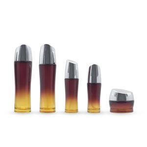 100/120ml Luxury Glass Bottle 50g Cream Jar for Cosmetic Packaging