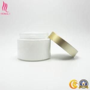 White Color Coating Cosmetic Serum Cream Container with Sealing Cap