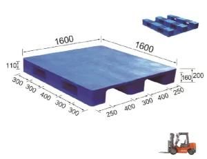 Shelf Pallet Recyclable HDPE Plastic Pallet for Industrial Use