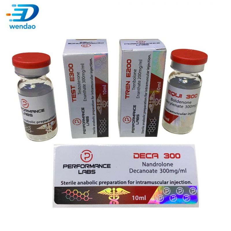 High Quality Private Performance Lab Brand Medical 5ml 10 Ml Vial Label and Boxes