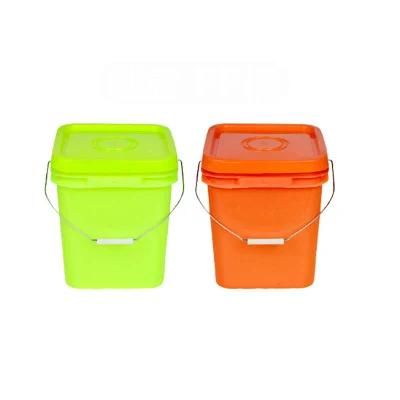 Chinese Manufacturers High-Quality Hot Sale Cooking Baking Packaging Food Grade Plastic Bucket with Handle