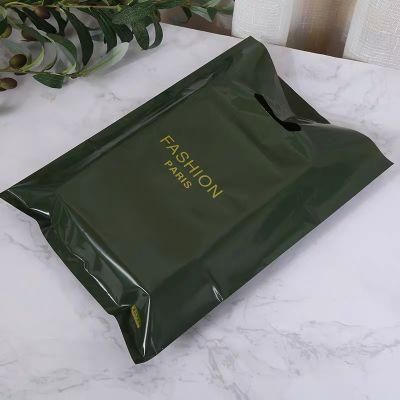 Fashion Plastic Bag with Handle Cheap Gift Packaging Bag Custom Logo