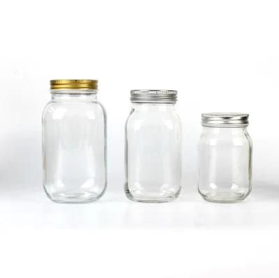 32 Oz Quart Glass Mason Jar with Lid, Glass Jar with Airtight Lid for Canning, Fermenting, Pickling