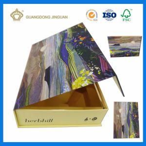 Luxury Hand Made Paper Box with Logo Hot Foil (book shape)