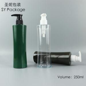 250 Ml Shampoo Shower Gel Plastic Pet Bottle with Pump