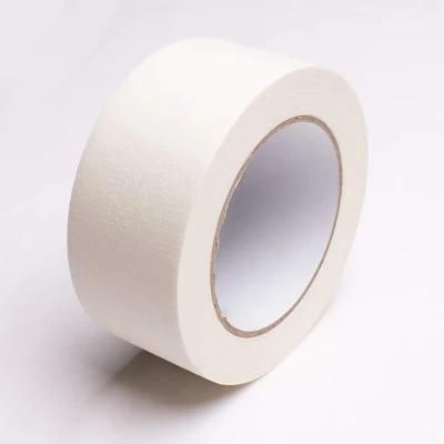 Indoor Painting Paint General Purpose Usage Crepe Abro White Self Adhesive Paper Masking Tape