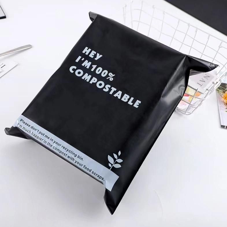 Ok Home Compost Certified Matt Black Courier / Mailer Bags