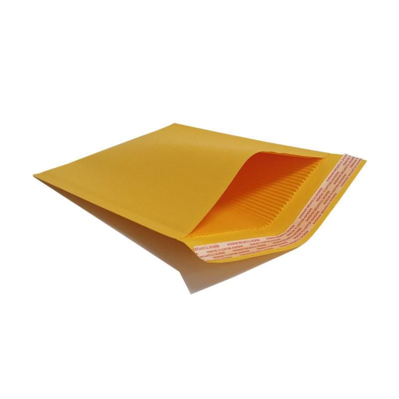 Eco Friendly 100% Recyclable Degradable Kraft Cover Paper Mailers Bag Corrugated Paper Cushion Packaging Envelopes