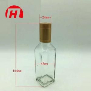 Mini Glass Whiskey Liquor Wine Bottles Olive Oil Glass Bottle