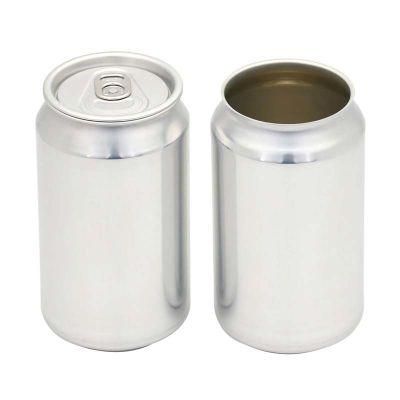 12oz 355ml Standard Free Sample Silver Blank Empty Customized Printed Aluminium Beverage Cans