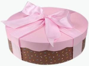 2014 High Quality Pink&Brown Colour Cake Box (YY-K006)
