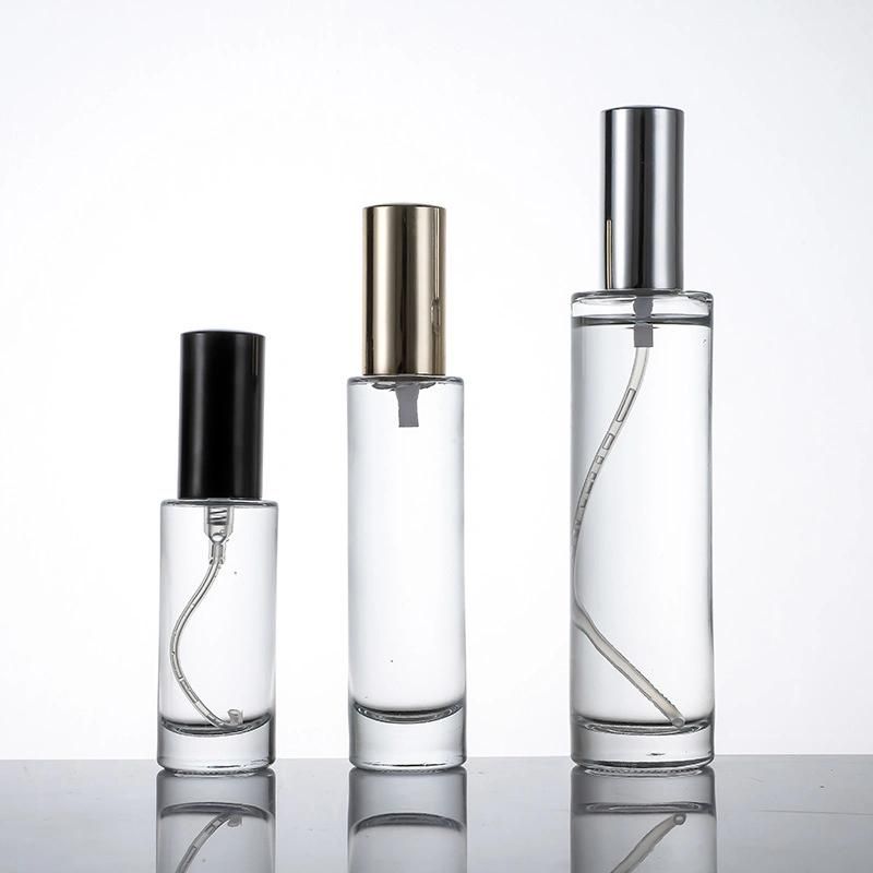 30ml 50ml 100ml Clear Thin Glass Perfume Bottle Spray Atomizer Empty Sample Vials Refillable Mini Sprayer Flacon