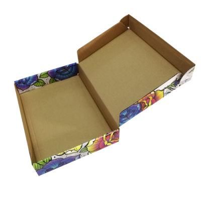 Hot Sale Custom Made Double Colourful Printing Paper Packaging Box for Shipping