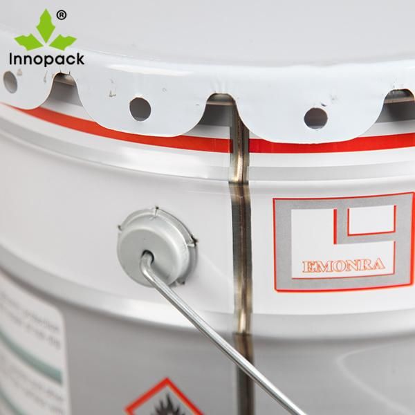 19L/5 Gallon Galvanized Steel Metal Bucket Paint Pail