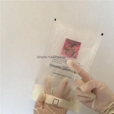 Customized Biohazard Specimen Transport Kangaroo Plastic Bag 95 Kpa PE Specimen Zipper Bag