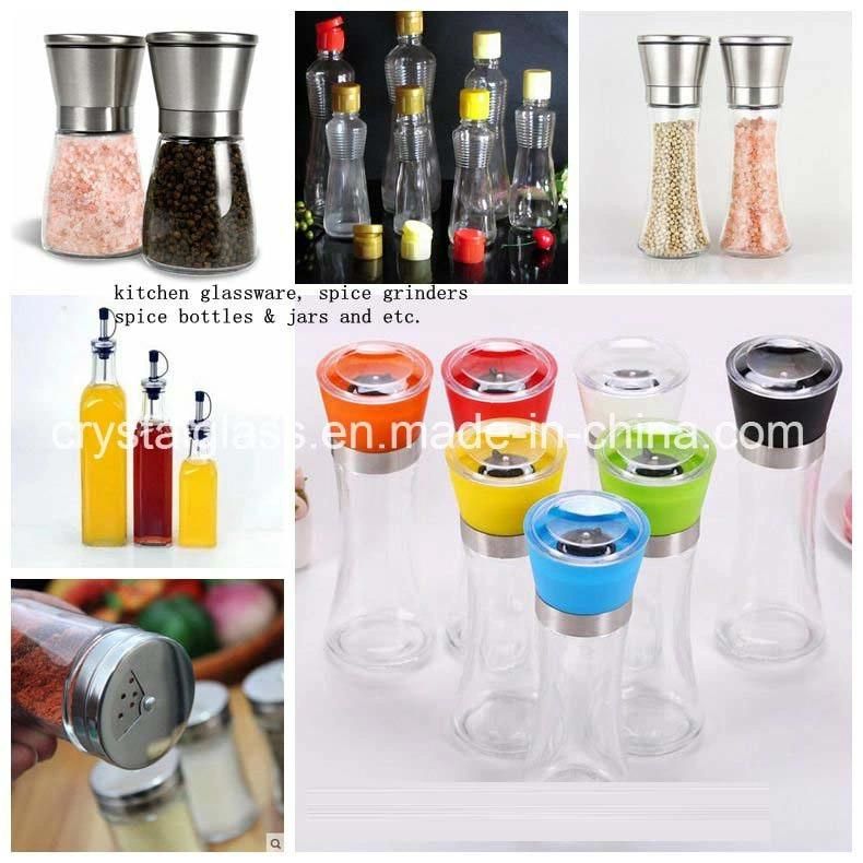 320ml Borosilicate Portable Glass Water Bottle Drinking Glass Container with Lid Handle