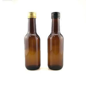 Hot Sale 200ml/20cl Amber fashion Type Glass Bottle for Coffee, Aluminum Lid Finished