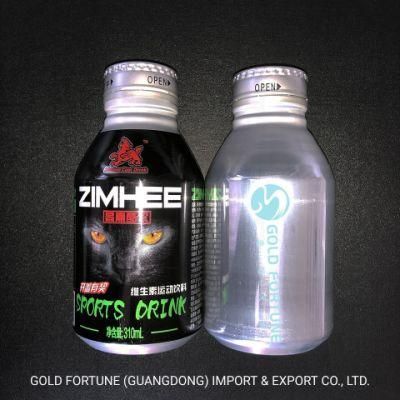 Aluminum Bottle for Beverage and Water Packaging