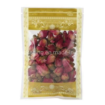 Hot Sale Resealable Packaging Zipper Bags for Dry Fruits for Tea Three Side Sealed Pouch