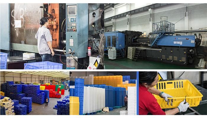 Warehouse Plastic Storage Plate Transport Pallet Collapsible Turnover Crate