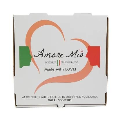 Wholesale Full Color Printing Custom Empty Pizza Boxes Packaging for Sale