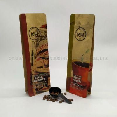 High Style 16oz/1lb Plastic Coffee Bag with Valve and Zipper
