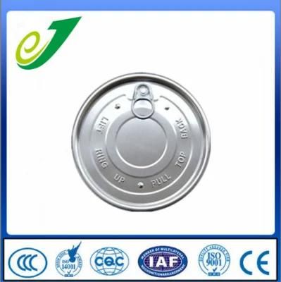 China Environmentally Friendly Aluminum Cans Lids Easy Open Can Tops