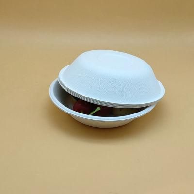 470ml (16OZ) Bagasse Round Bowls Disposable Lunch Round Containers
