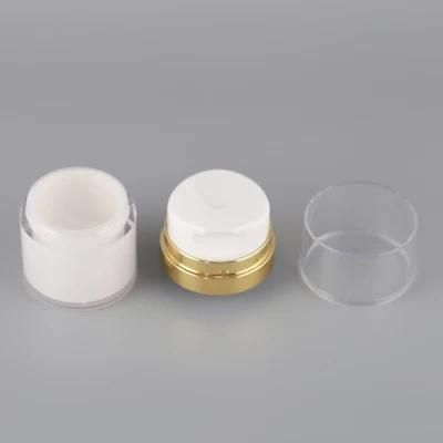 15g 30g 50g Hot Sale PMMA Cosmetic Airless Cream Jar, Available in Various Colors