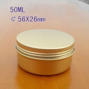 50 Ml Golden Aluminum Can with a Screw Top
