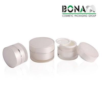 15g 30g 50g Luxury Skin Care Cosmetic Facial Cream Acrylic PMMA Jar for Cosmetic Packaging