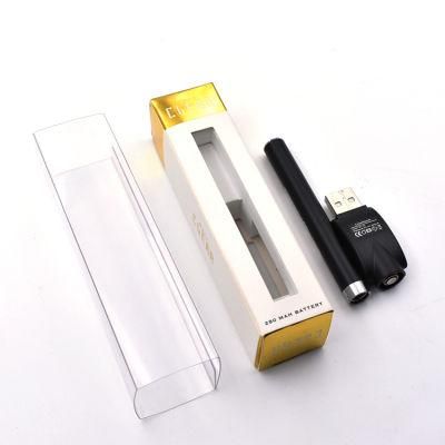 280mAh Vape Pen Battery Packaging with Clear PVC Blister Packaging