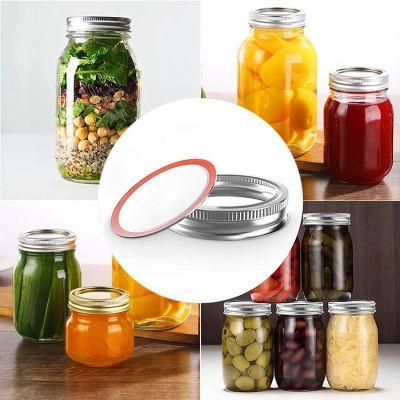 Wholesale 70mm 86mm Split Type Glass Canning Mason Jar Lids for Food Storage Jar Container
