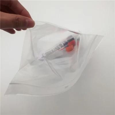 3 Layer Seal LDPE Resealable Hospital Medicine Bags Yellow Plastic Biohazard Specimen Bags for Laboratory