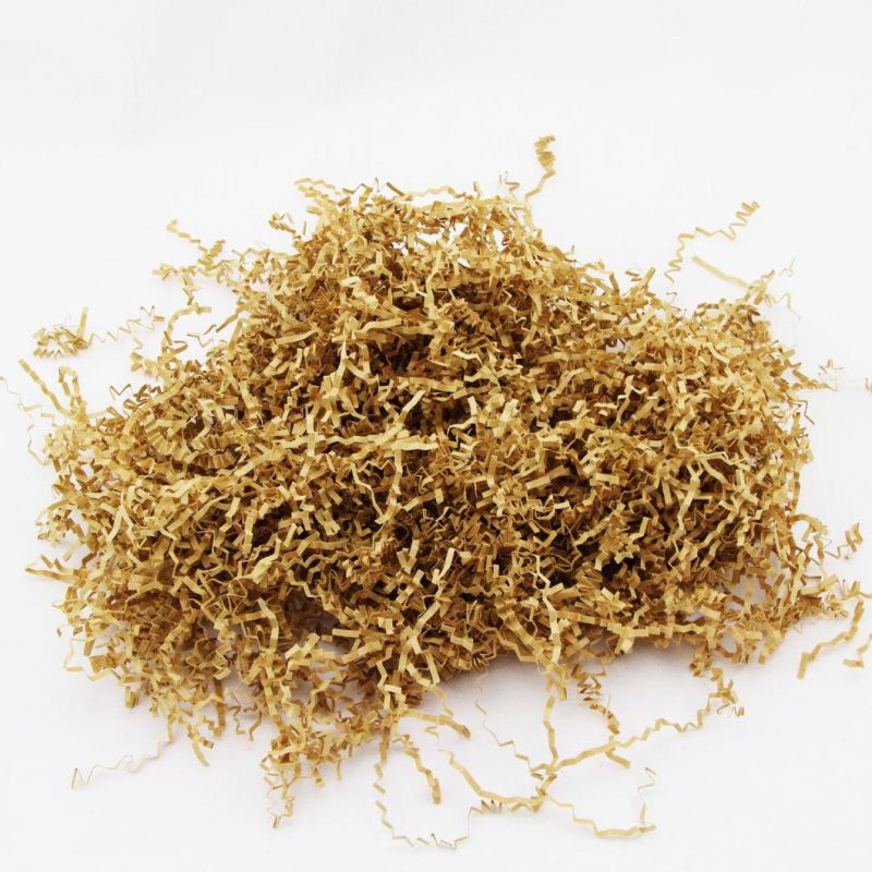 Custom Brown Recycle Shredded Kraft Paper for Hamper Filling and Gift Packaging Paper Shred