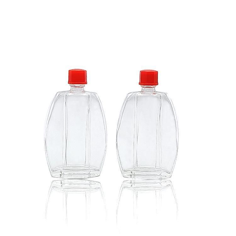 Small Size Wind Oil Glass Bottle 10ml for Medicated Oil Glass Bottle with Plstic Screw Caps