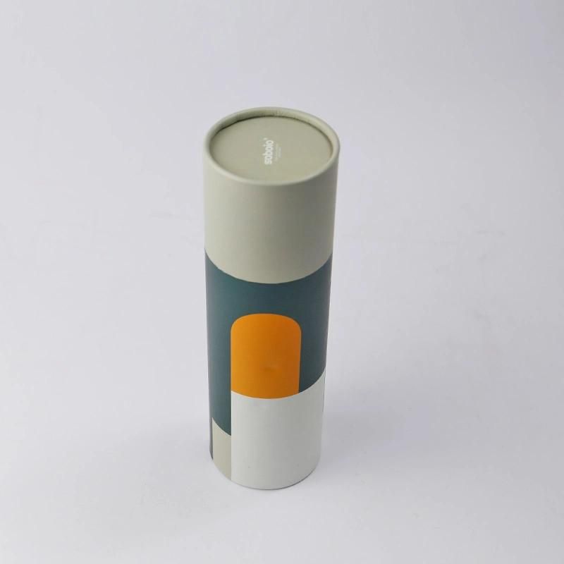 Custom Dry Resistance Seal Packaging Box Green Original Paper Tube