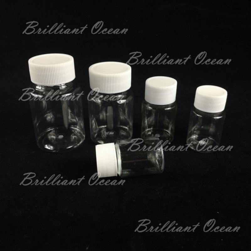 Empty Clear Pet Plastic Bottles Plastic Flip Top Cap Pet Bottle