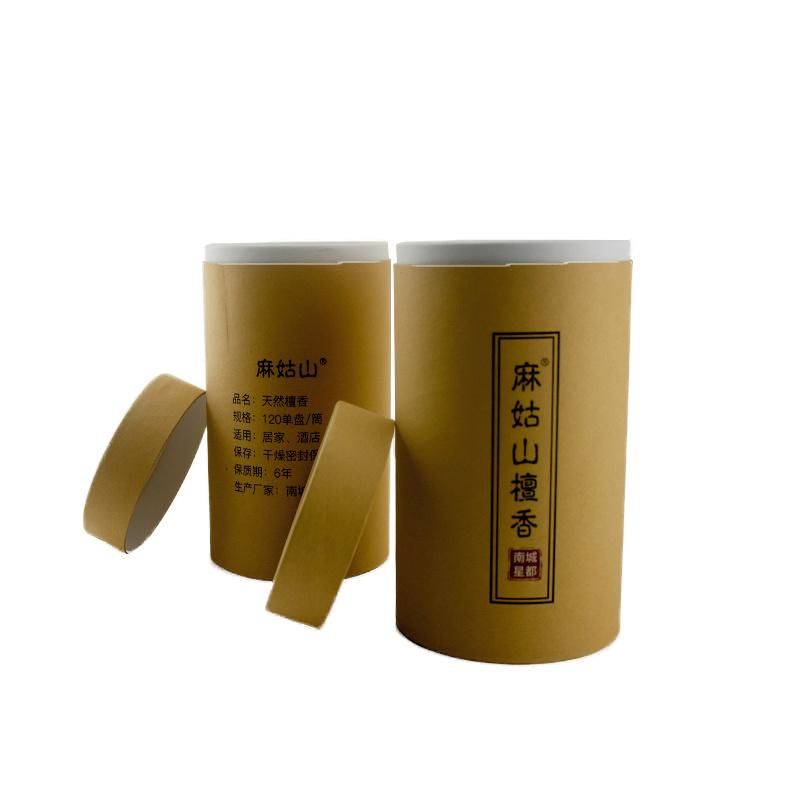 Wholesale Recycled Round Paper Tube Flower Tea Packaging Gift Box
