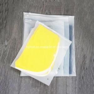 Reclosable Custom Printed Plastic Slider Zipper Matte Plastic CPE Clothing Packaging Bag
