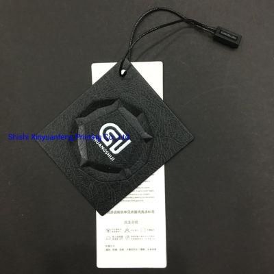 Custom High Quality Printed Label for Garment Hangtag Hanging Lbael