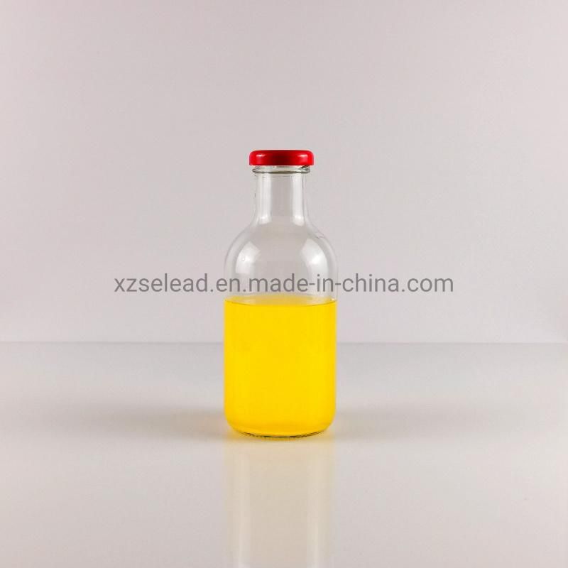 OEM Shaped Glass Coffee Bottle Sodas Bottle 500 Ml