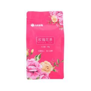 Food Grade Biodegradable Stand up Biodegradabale Empty Tea Bag Printing Kraft Paper Bag Custom Printed Packaging Bag Paper Bag