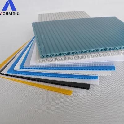 Foldable PP Corrugated Plastic Box Polypropylene Hollow Plastic Crate Corrugated Storage Box