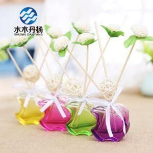 Solar Flower Rattan Stick Air Freshener Diffuser Glass Bottle