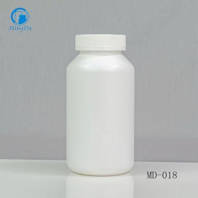 53mm CRC White HDPE 500ml Round Bottle MD-793