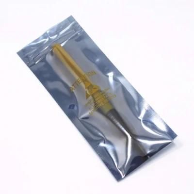 Custom Printed Anti Static Heat Seal Zipper Plastic ESD Shielding Bag Clear Aluminium Foil Mylar Packaging Bag
