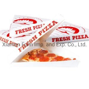 White Fashion&#160; Custom Promotional Pizza Triangle Packaging Food Paper Box